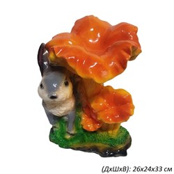 Заяц с лисичками 26х24х33 см 00018763