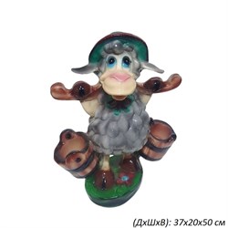 Кашпо Овечка 37х20х50 см 00018748