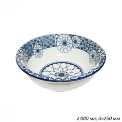Салатник Орнамент цветы 250 мм, h=80 мм 00010575