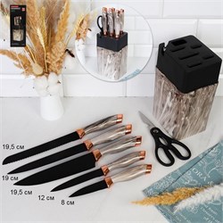 Набор ножей 7 предметов на подставке / WG-608 00018837