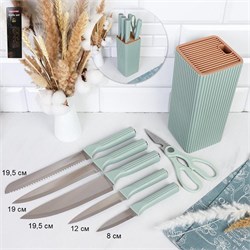 Набор ножей 7 предметов на подставке / YX-171 00018841