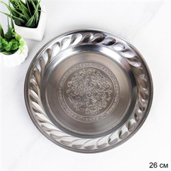Блюдо 26 см металл / MX-306 /уп 400/ 00018826