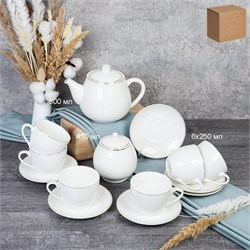 Чайный набор 14 предметов 250 мл / GREY-TC69-230G 00018891