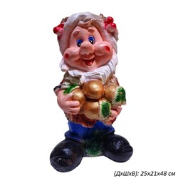 Гном с орехами 25х21х48 см 00019034