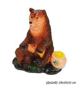 Два медведя с медом 29х20х31 см 00019095