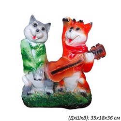 Поющие коты, дуэт 35х18х36 см 00019046