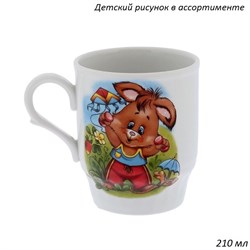 Кружка 210 мл Русское поле Детская микс 2 сорт 00019289