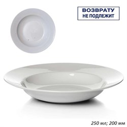 Тарелка глубокая 200 мм, 250 мл ТУ 00012261