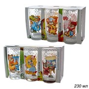 Стакан Мышки высокий 230 мл набор 6 штук 00007079