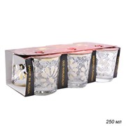 Стакан золото Подсолнух круговые низкий 6 штук 00007210