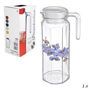 Кувшин 1л KOSEM 80051 Деколь микс в подарке 00000183