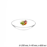 Тарелка суповая Цветы 800 мл d=208 мм, h=40 мм