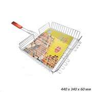 Решетка для барбекю 440х340х60 мм глубокая