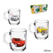 Кружка 1335 Машины микс 200 мл набор 2 штуки 00003424