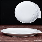 Тарелка фигурная 19 см / L-85 /уп 40/ 00012763
