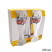 Бокал для пива 42116 330 мл Машины микс 2 штуки 00013920