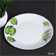 Тарелка 190 мм / LHP-75XN (7242) /уп 6/72/Монстера 00014190