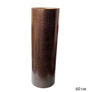Ваза Цилиндр Мрамор коричневый стеклянная 60 см