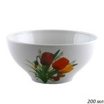 Пиала №4 Рисунок микс 200 мл d=105 мм, h=50 мм 00014923