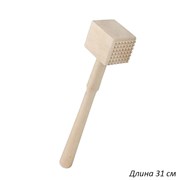 Молоток для мяса прямоугольный деревянный 310 мм 00015614