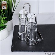 Набор для специй 2 пред на подставке NB-613 нерж 00015982