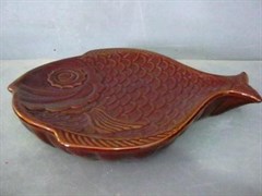 Блюдо Рыба керамика  29х24 см