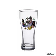 Бокал для пива 41792 500 мл  деколь 00000502