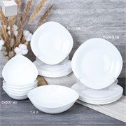 Столовый набор 19 пред квадрат SQ19/9585659 (white 00016188