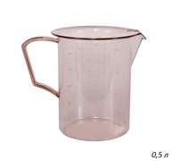Кружка мерная пластиковая 0,5 л М927 /1х48/ 00016403