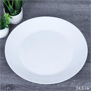 Тарелка 240 мм белая ЕВРО / LMLQP95 (white) /уп 6/ 00015357