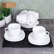 Чайный набор 12 пр 230 мл квадр N-FKFB210FKBD58-6 00016390