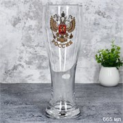Бокал для пива 42756 Герб России 665 мл в гофре 00013372