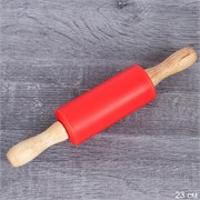 Скалка 23х10х4см силиконовая Мини / RS-984 красный 00016628