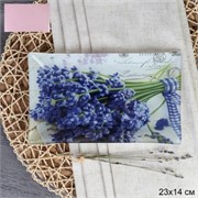 Блюдо прямоугольное 23x14 см / S322314 X097 GREY 00016595