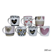 Кружка 380 мл Любовь микс /уп 12/ 00016754