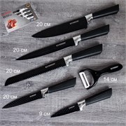 Набор кухонных ножей 6 предметов / WD-104 /уп 24/ 00016247