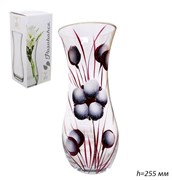 Ваза 43737 Хлопок прозрачная h=255 мм /1х6/ 00016344