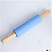 Скалка 38х19х5 см силиконовая / RM-936 синий 00016946