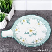 Блюдо с ручкой 25 см / WE-564 /уп 48/ для подачи 00017029
