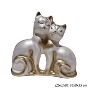 Копилка Две кошки друзья 26х8х25 см 00017230