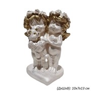 Два ангела с мишкой 10х7х13 см 00017217