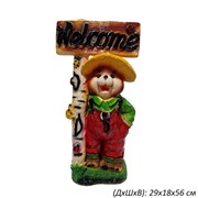 Миша с табличкой Welcome 29х18х56 см 00017245