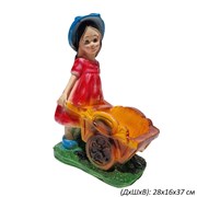 Девочка садовница 28х16х37 см 00017326