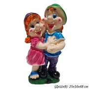 Мальчик с девочкой 25х16х48 см 00017181