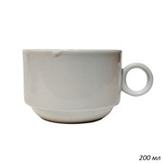 Чашка 200 мл / W-36-C 2 сорт, наплыв глазури 00017363