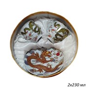 Набор 4 предмета Драконы микс (2 кружки+2 блюдца) 00014585
