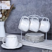 Чайный набор 12 предметов 220 мл GH03-12M стойка 00017742