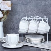 Чайный набор 12 предметов 220 мл MS TC82-12M стойк 00017741