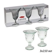 Ваза для мороженного ICE VILLE/уп.3 шт/ 51008 00002249