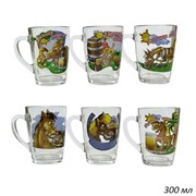 Кружка 1334 Лошади приколы 300 мл в гофре /1х20/ 00017945